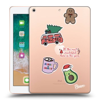Husă pentru Apple iPad 9.7" 2018 (6. gen) - Christmas Stickers
