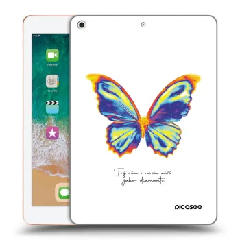 Husă pentru Apple iPad 9.7" 2018 (6. gen) - Diamanty White