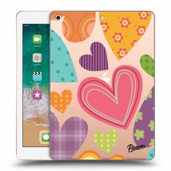 Husă pentru Apple iPad 9.7" 2018 (6. gen) - Colored heart
