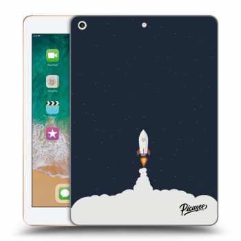 Picasee husă transparentă din silicon pentru Apple iPad 9.7" 2018 (6. gen) - Astronaut 2