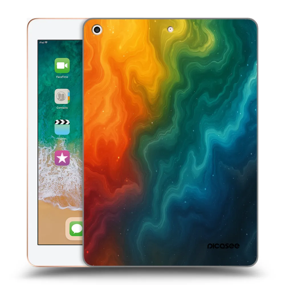 Picasee husă transparentă din silicon pentru Apple iPad 9.7" 2018 (6. gen) - Solar