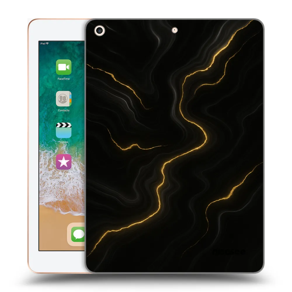 Picasee husă transparentă din silicon pentru Apple iPad 9.7" 2018 (6. gen) - Thunder