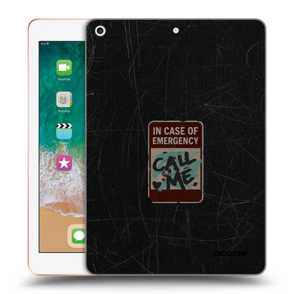 Picasee husă transparentă din silicon pentru Apple iPad 9.7" 2018 (6. gen) - EMERGENCY
