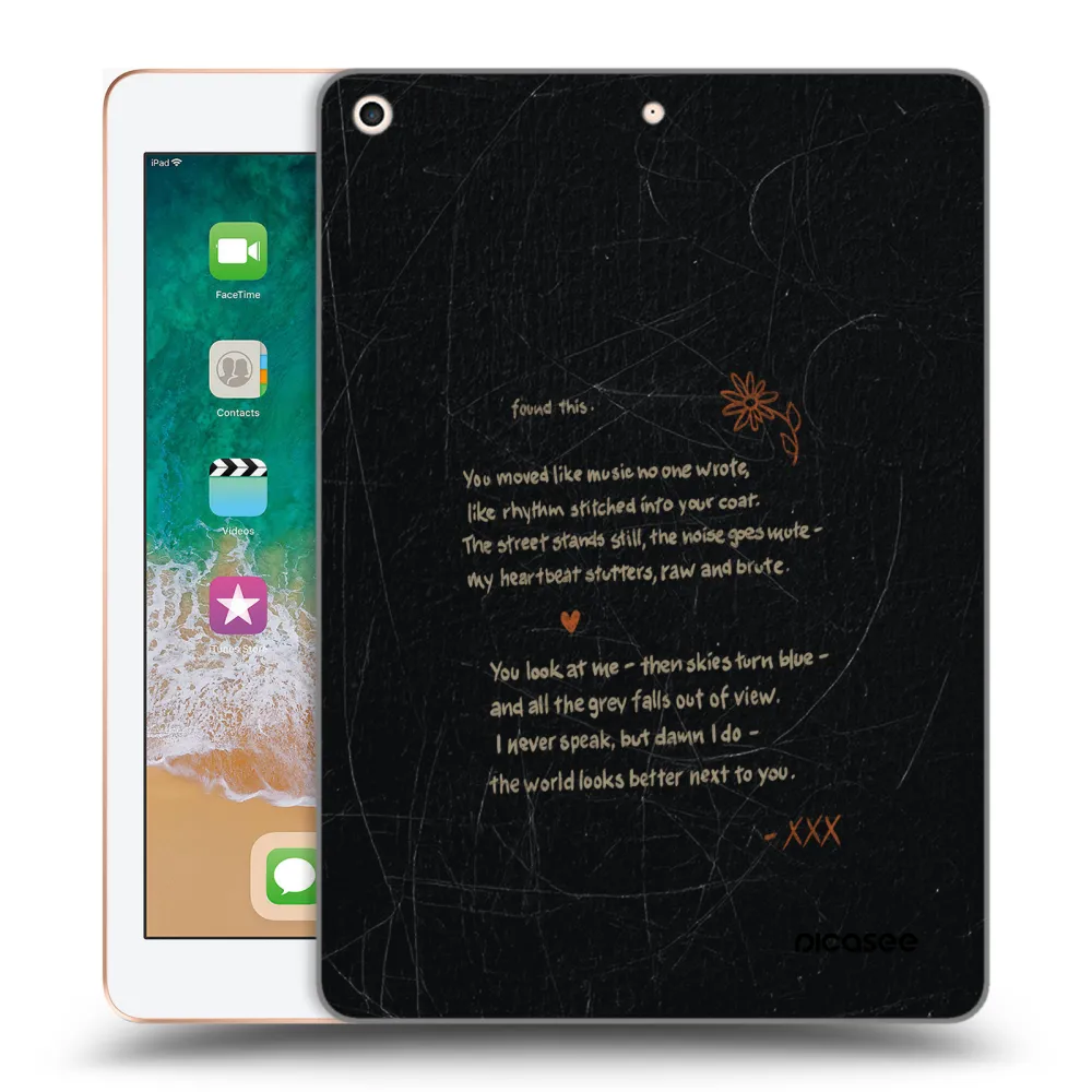 Picasee husă transparentă din silicon pentru Apple iPad 9.7" 2018 (6. gen) - POET