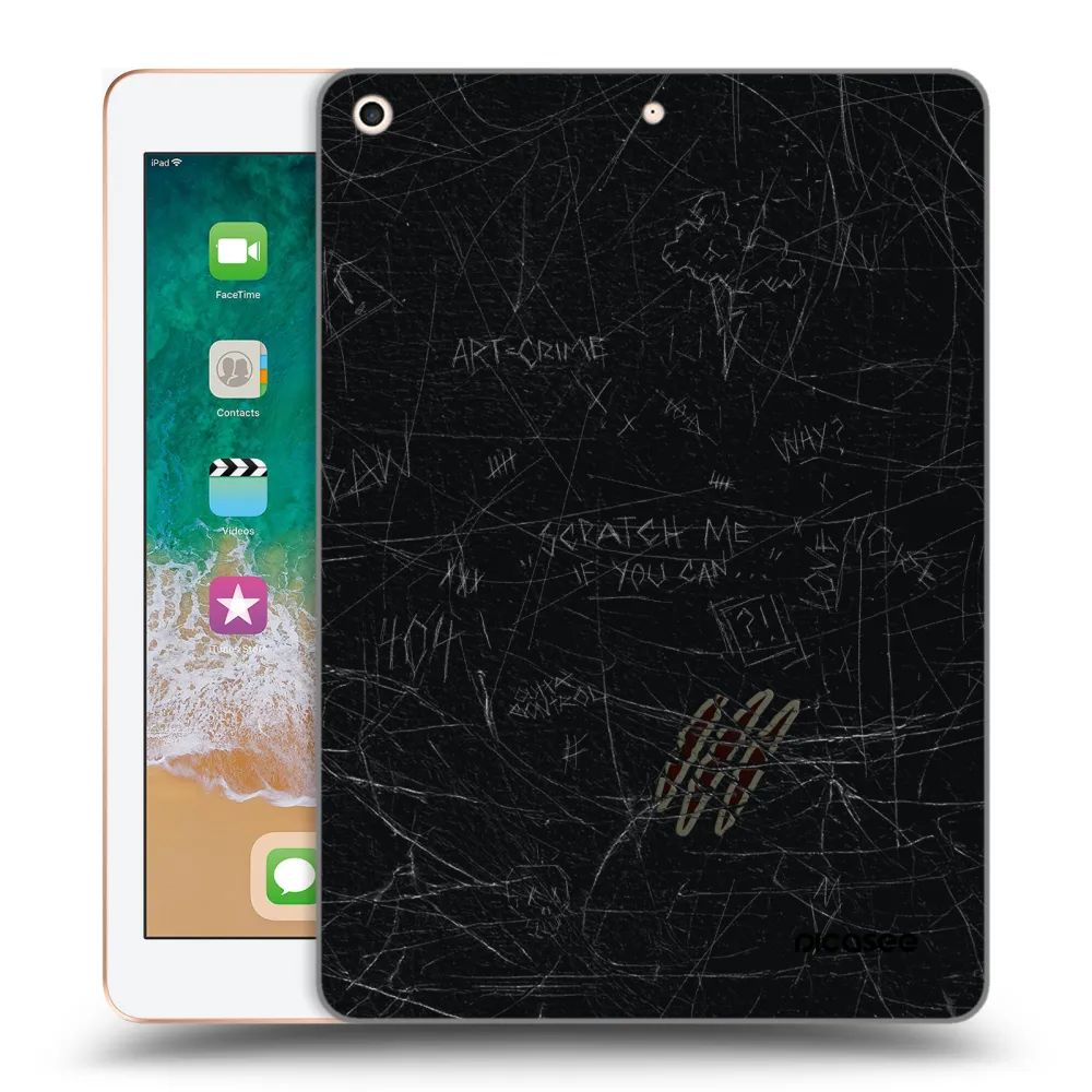 Picasee husă transparentă din silicon pentru Apple iPad 9.7" 2018 (6. gen) - SCRATCH