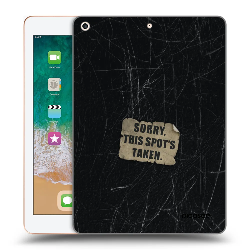 Picasee husă transparentă din silicon pentru Apple iPad 9.7" 2018 (6. gen) - SORRY