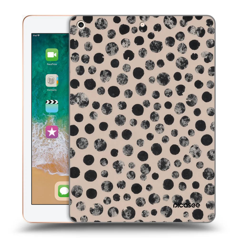 Picasee husă transparentă din silicon pentru Apple iPad 9.7" 2018 (6. gen) - Dots