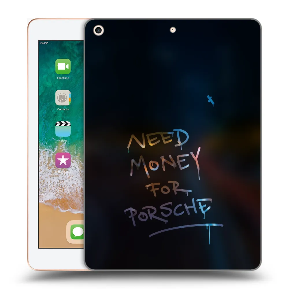 Picasee husă transparentă din silicon pentru Apple iPad 9.7" 2018 (6. gen) - Neon Nights