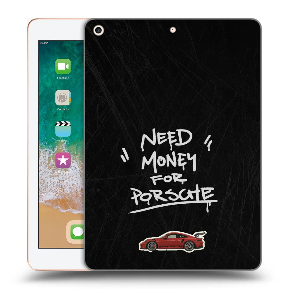 Picasee husă transparentă din silicon pentru Apple iPad 9.7" 2018 (6. gen) - Dark Racer