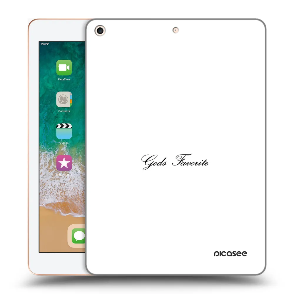 Picasee husă transparentă din silicon pentru Apple iPad 9.7" 2018 (6. gen) - Gods Favorite