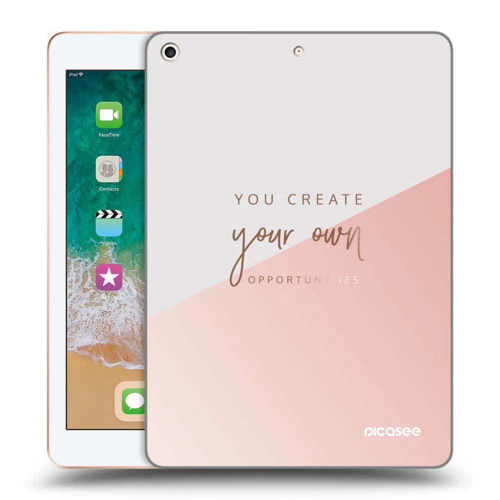 Picasee husă transparentă din silicon pentru Apple iPad 9.7" 2018 (6. gen) - You create your own opportunities
