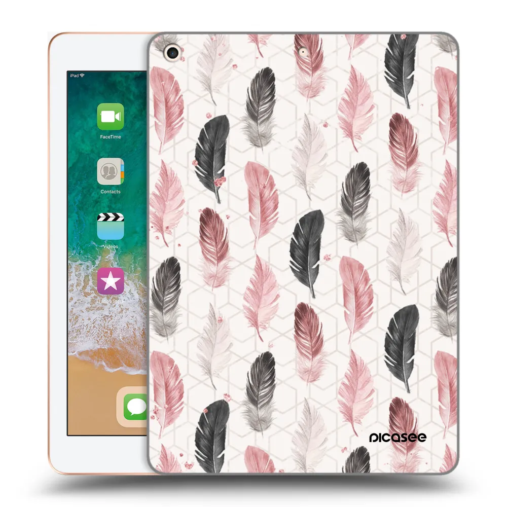 Picasee husă transparentă din silicon pentru Apple iPad 9.7" 2018 (6. gen) - Feather 2