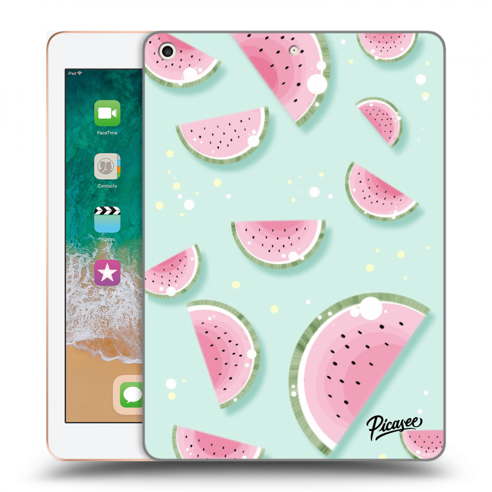 Picasee husă transparentă din silicon pentru Apple iPad 9.7" 2018 (6. gen) - Watermelon 2