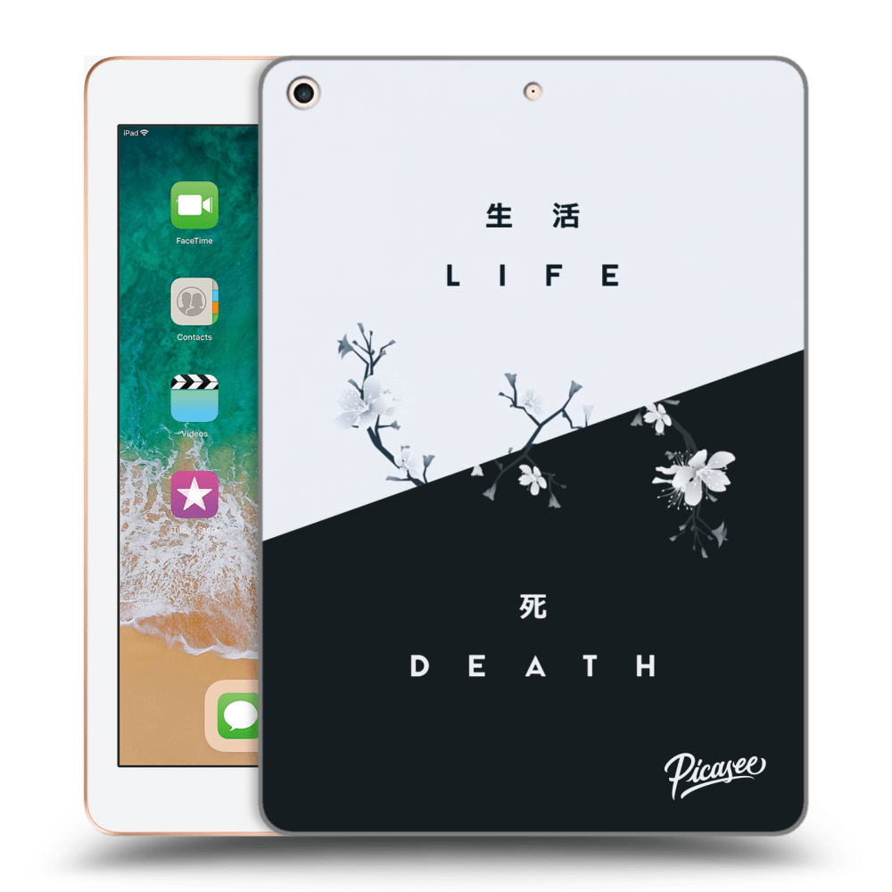 Picasee husă transparentă din silicon pentru Apple iPad 9.7" 2018 (6. gen) - Life - Death
