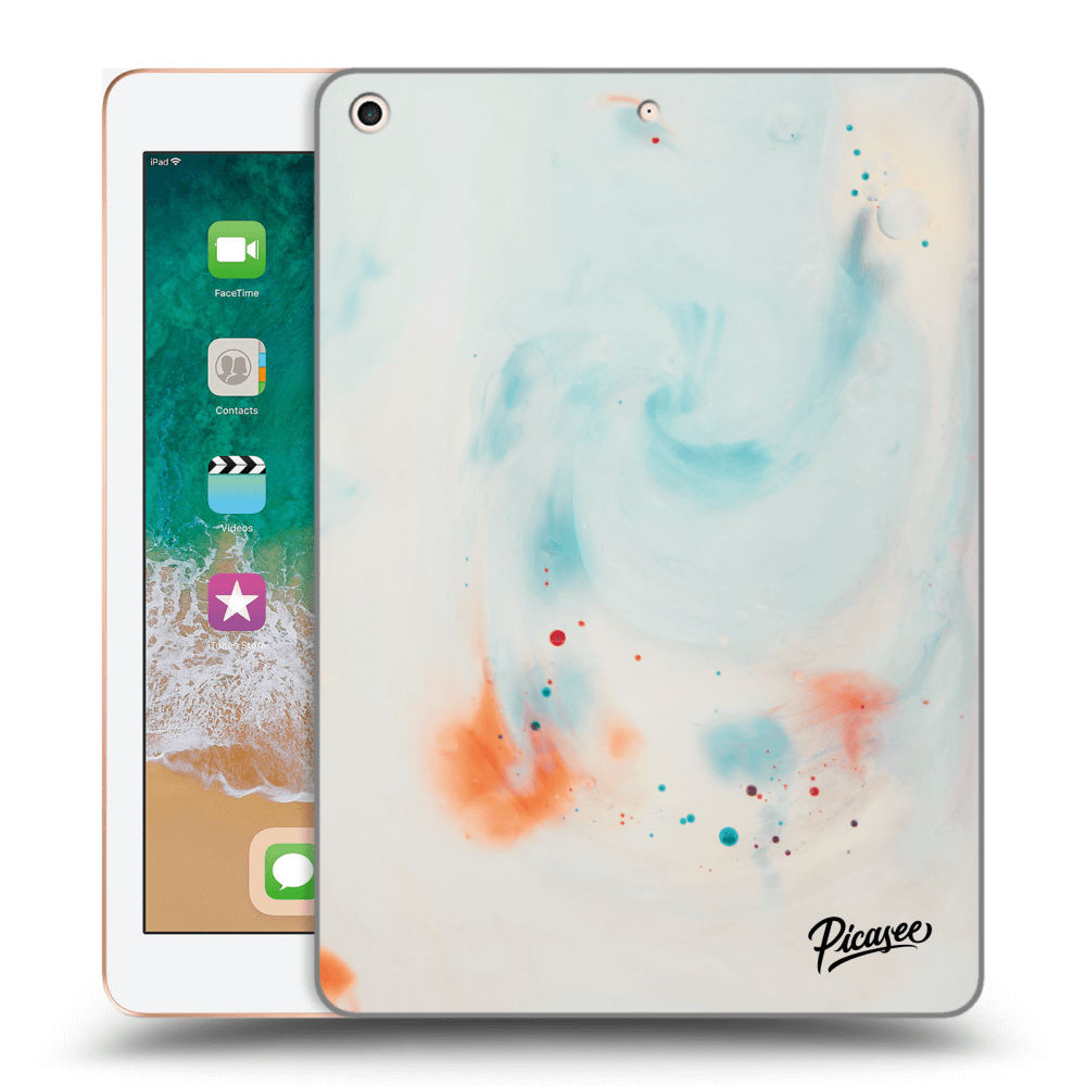 Picasee husă transparentă din silicon pentru Apple iPad 9.7" 2018 (6. gen) - Splash