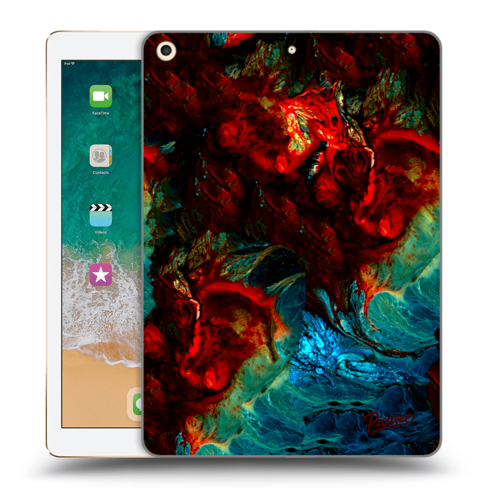 Picasee husă transparentă din silicon pentru Apple iPad 9.7" 2017 (5. gen) - Universe