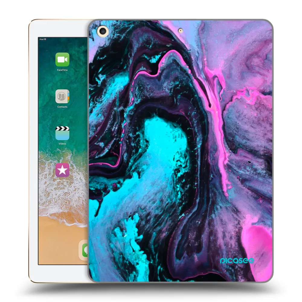 Picasee husă transparentă din silicon pentru Apple iPad 9.7" 2017 (5. gen) - Lean 2