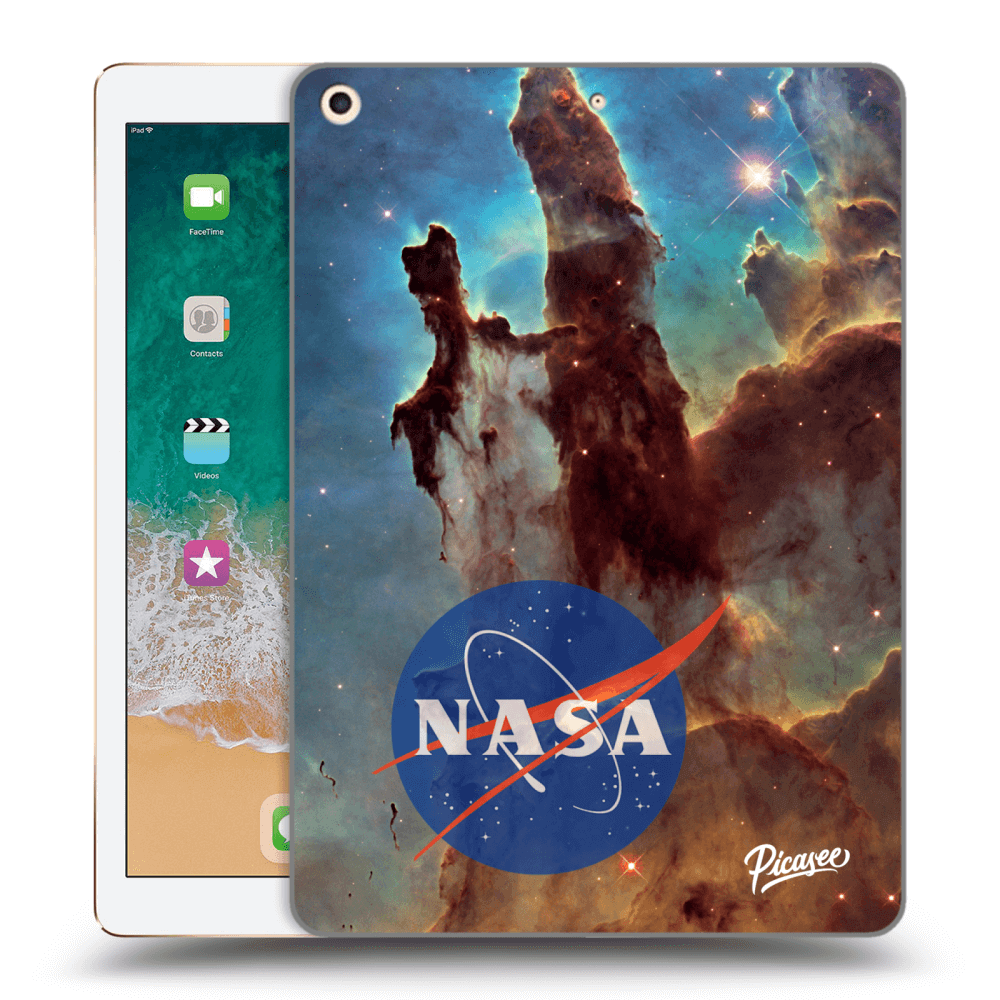 Picasee husă transparentă din silicon pentru Apple iPad 9.7" 2017 (5. gen) - Eagle Nebula