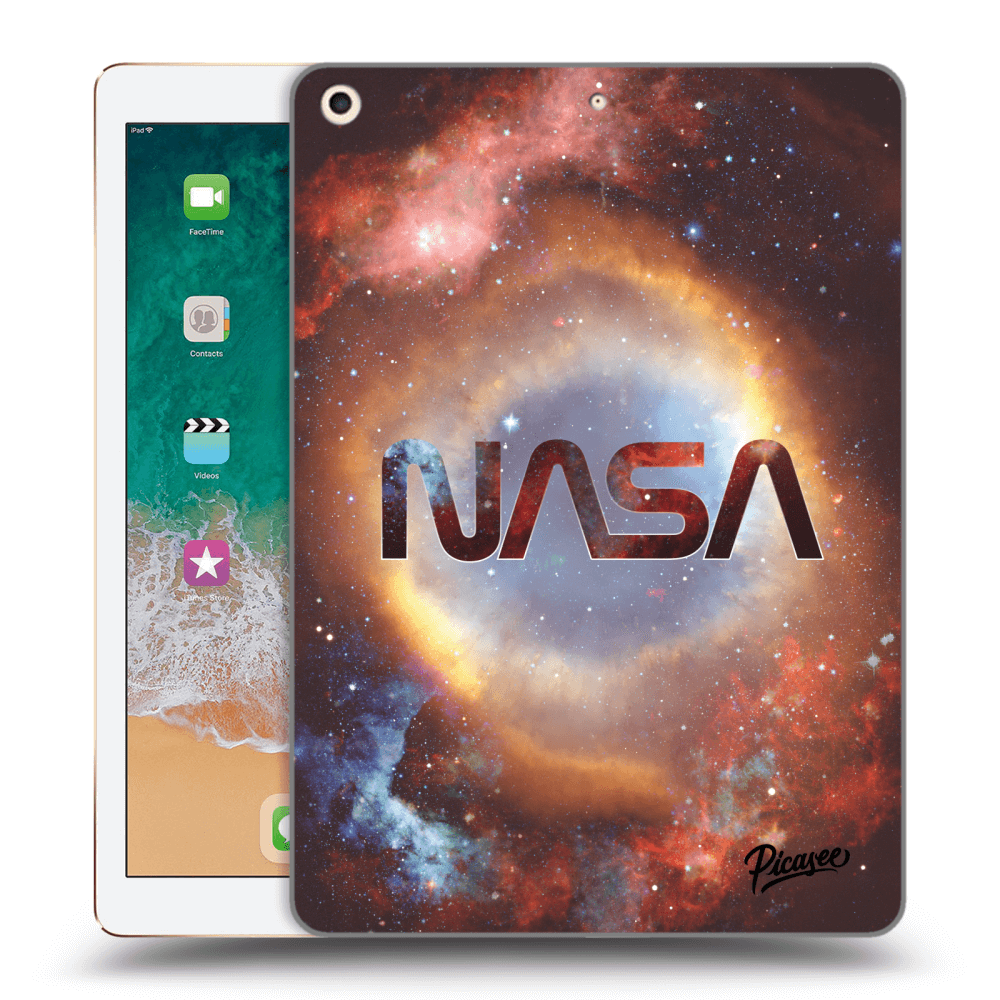 Picasee husă transparentă din silicon pentru Apple iPad 9.7" 2017 (5. gen) - Nebula