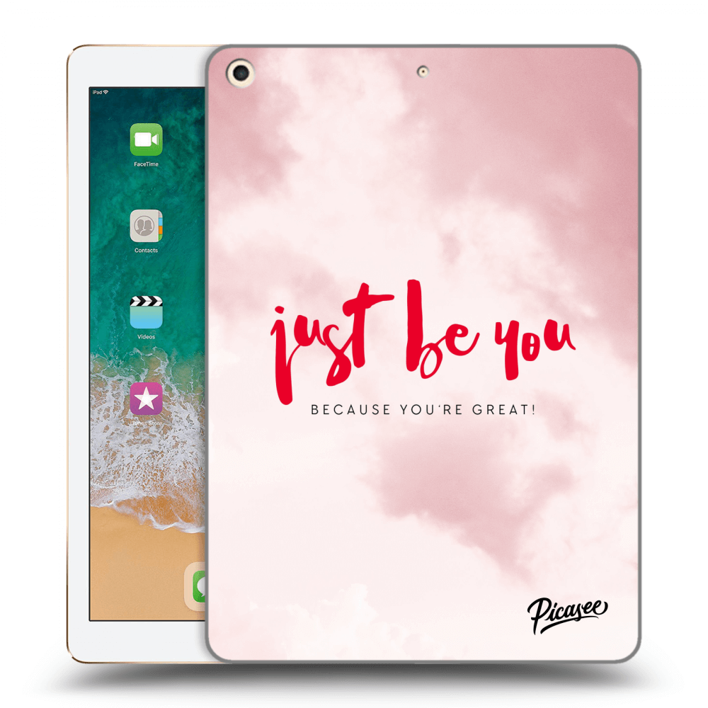 Picasee husă transparentă din silicon pentru Apple iPad 9.7" 2017 (5. gen) - Just be you