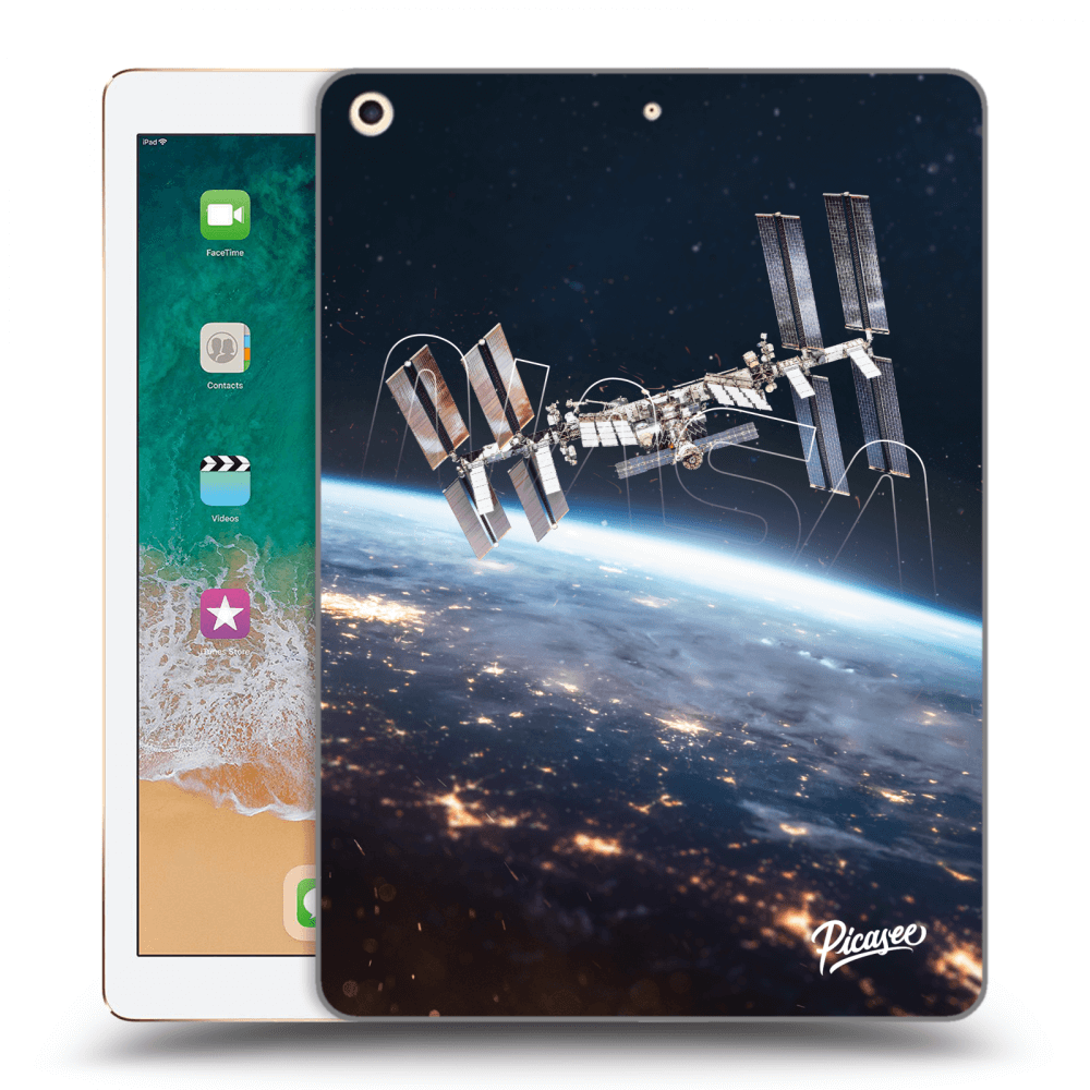 Picasee husă transparentă din silicon pentru Apple iPad 9.7" 2017 (5. gen) - Station