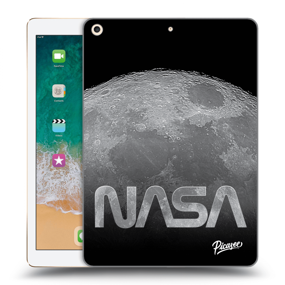 Picasee husă transparentă din silicon pentru Apple iPad 9.7" 2017 (5. gen) - Moon Cut