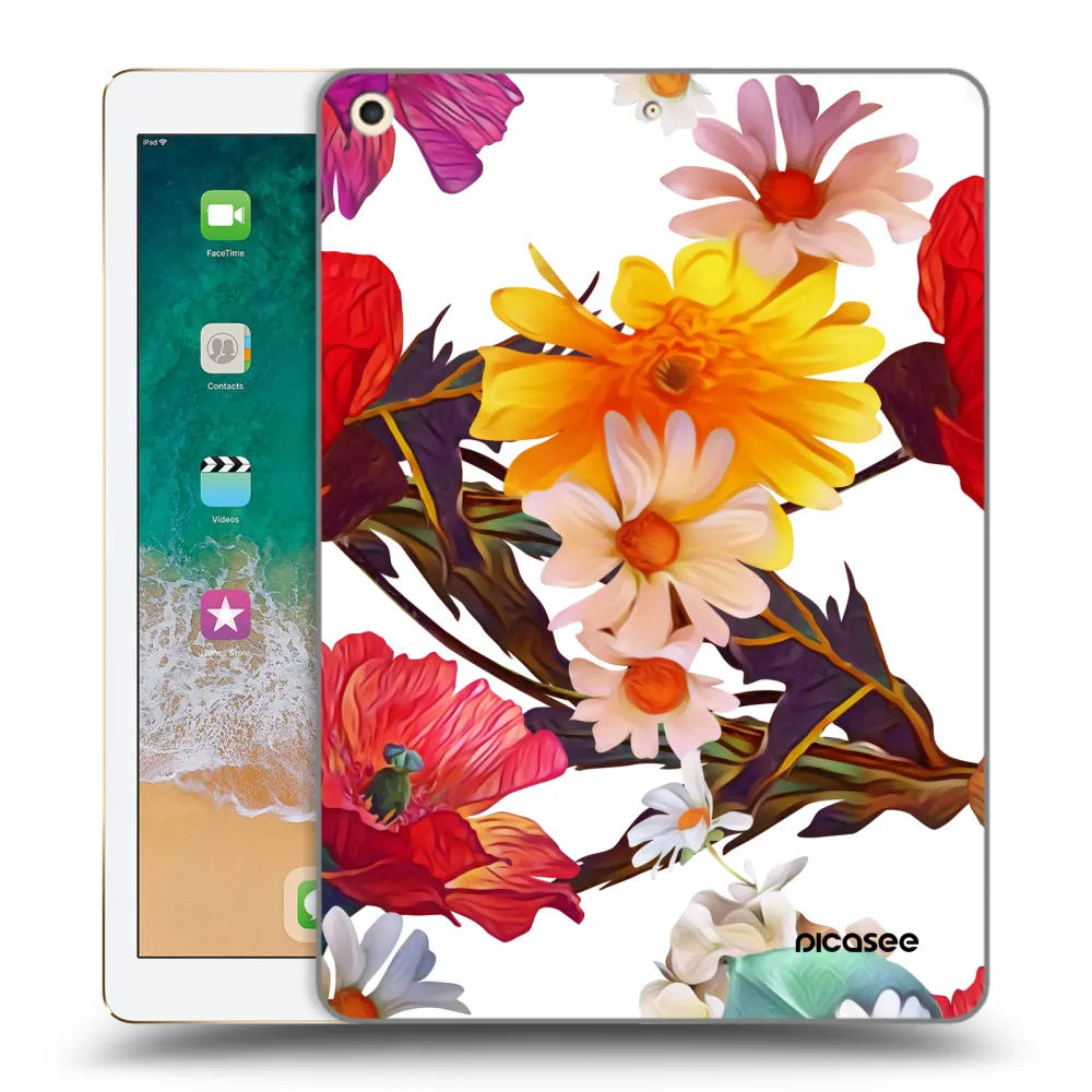 Picasee husă transparentă din silicon pentru Apple iPad 9.7" 2017 (5. gen) - Meadow