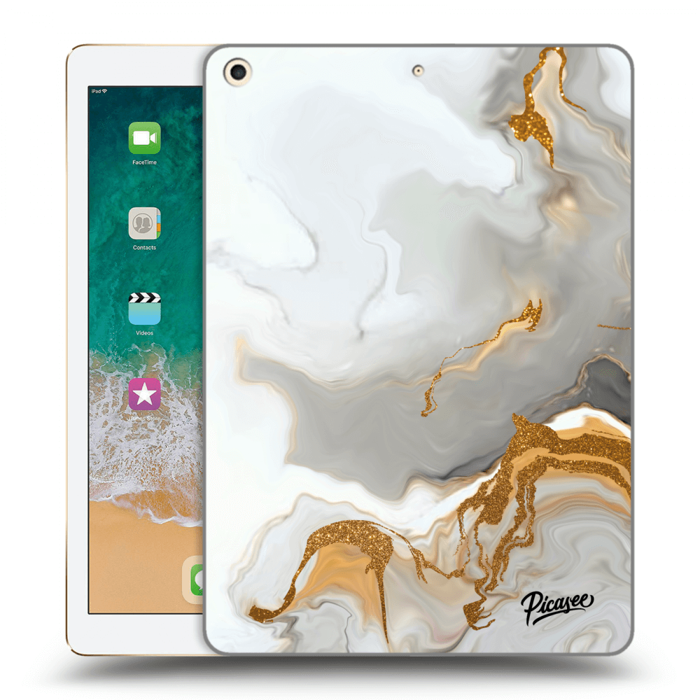 Picasee husă transparentă din silicon pentru Apple iPad 9.7" 2017 (5. gen) - Her