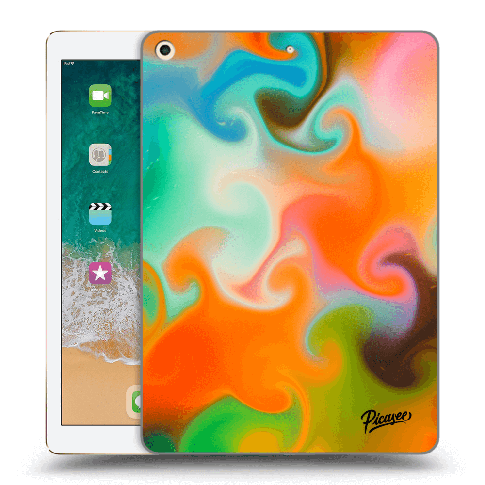 Picasee husă transparentă din silicon pentru Apple iPad 9.7" 2017 (5. gen) - Juice