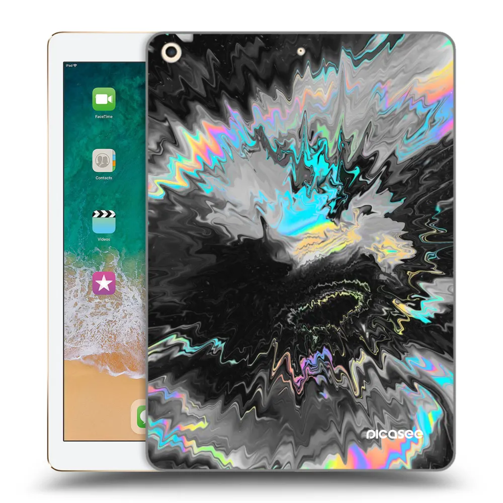 Picasee husă transparentă din silicon pentru Apple iPad 9.7" 2017 (5. gen) - Magnetic