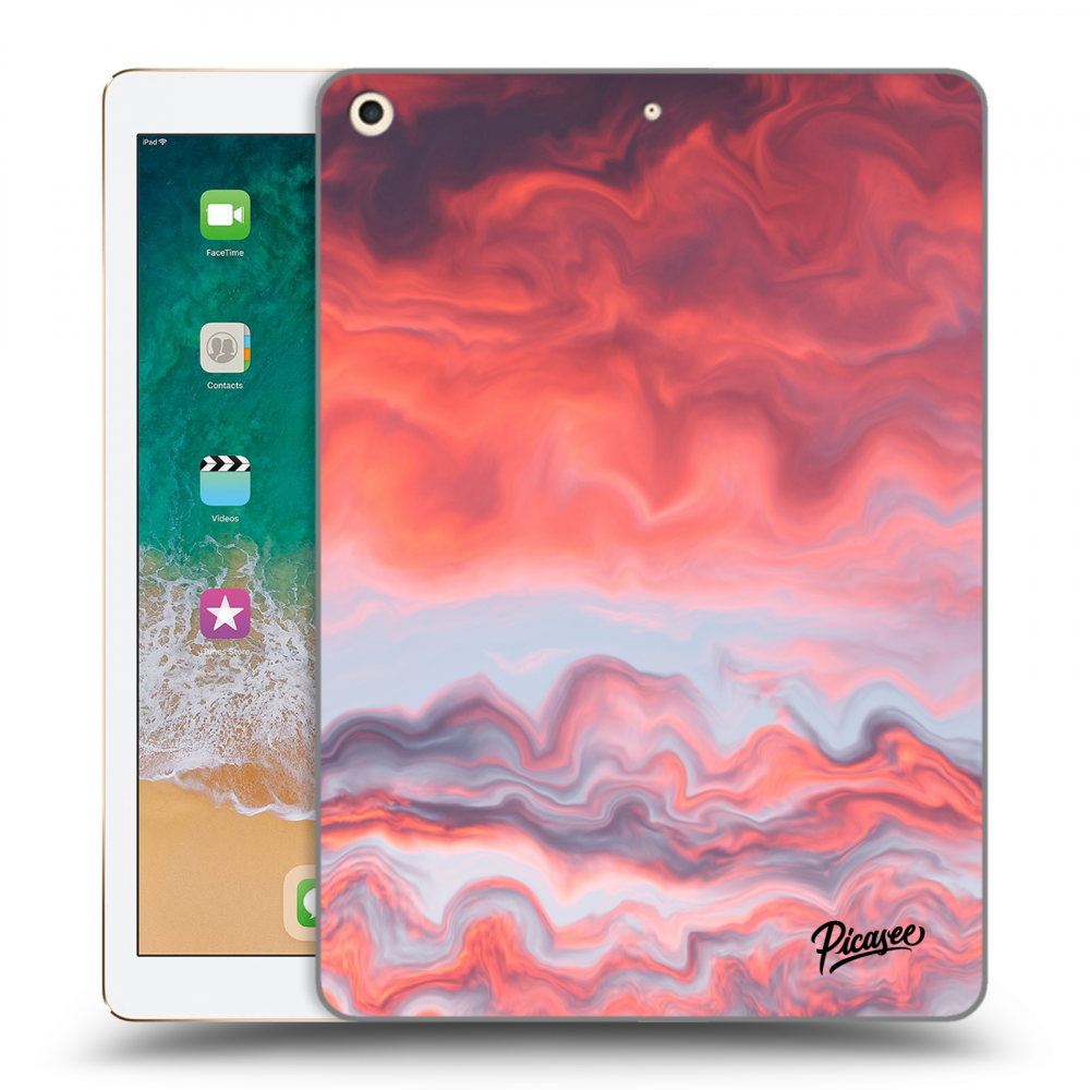 Picasee husă neagră din silicon pentru Apple iPad 9.7" 2017 (5. gen) - Sunset