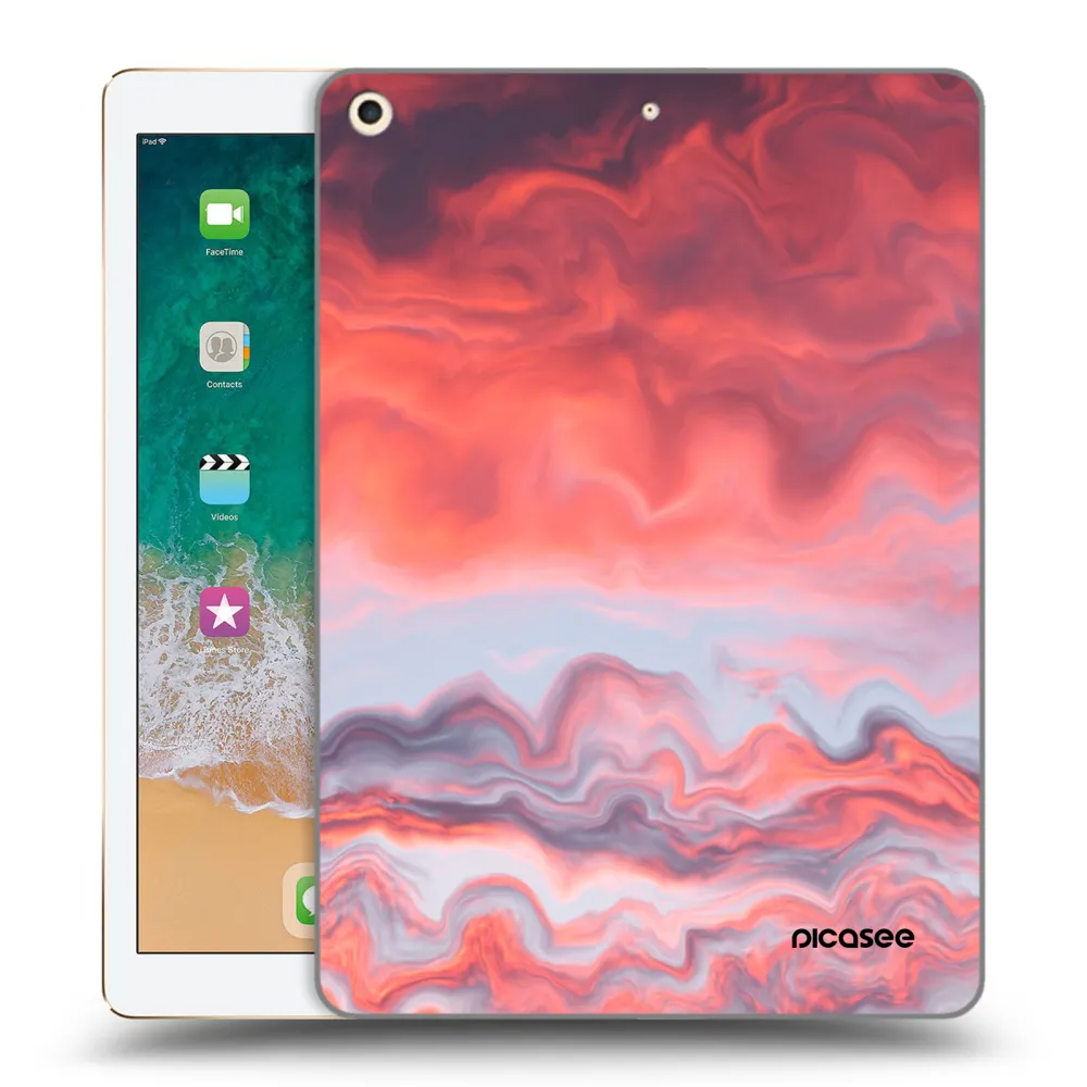 Picasee husă transparentă din silicon pentru Apple iPad 9.7" 2017 (5. gen) - Sunset