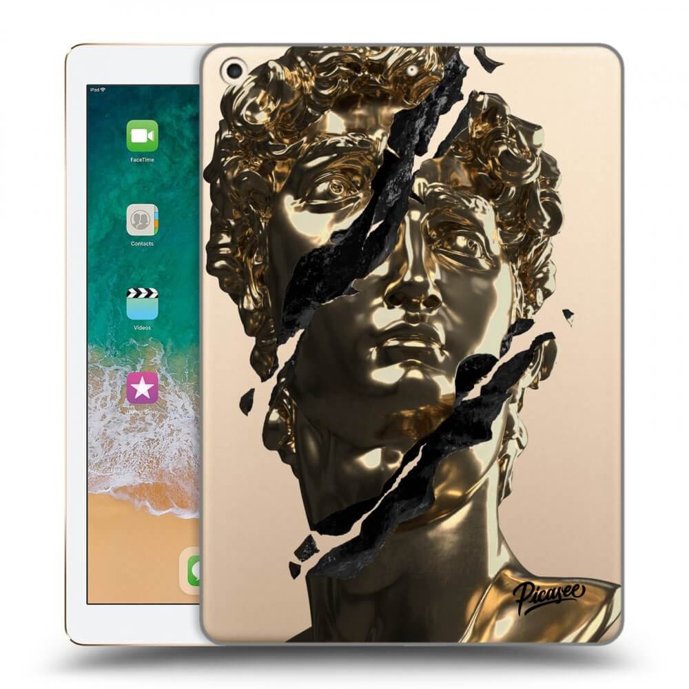 Picasee husă transparentă din silicon pentru Apple iPad 9.7" 2017 (5. gen) - Golder