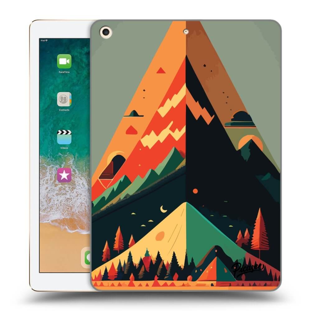 Picasee husă transparentă din silicon pentru Apple iPad 9.7" 2017 (5. gen) - Oregon