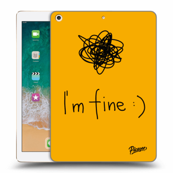 Picasee husă transparentă din silicon pentru Apple iPad 9.7" 2017 (5. gen) - I am fine