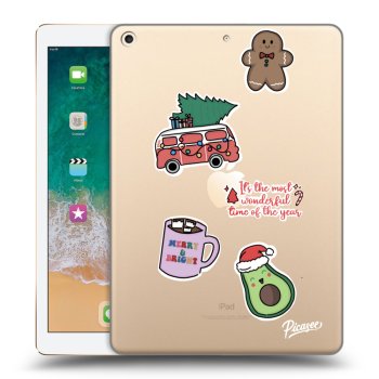 Husă pentru Apple iPad 9.7" 2017 (5. gen) - Christmas Stickers