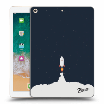 Picasee husă transparentă din silicon pentru Apple iPad 9.7" 2017 (5. gen) - Astronaut 2