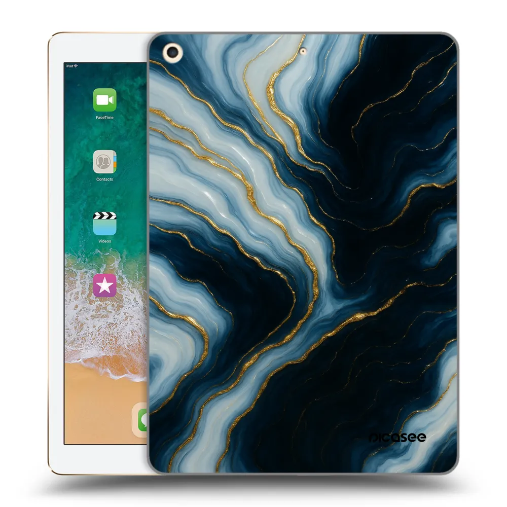 Picasee husă transparentă din silicon pentru Apple iPad 9.7" 2017 (5. gen) - Luna