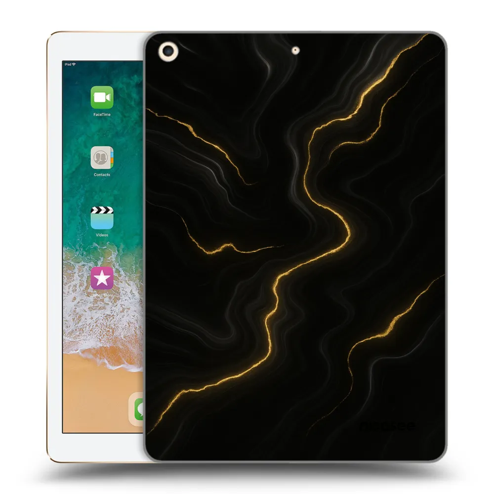 Picasee husă transparentă din silicon pentru Apple iPad 9.7" 2017 (5. gen) - Thunder