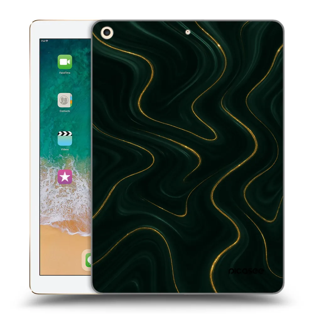 Picasee husă transparentă din silicon pentru Apple iPad 9.7" 2017 (5. gen) - Vawes