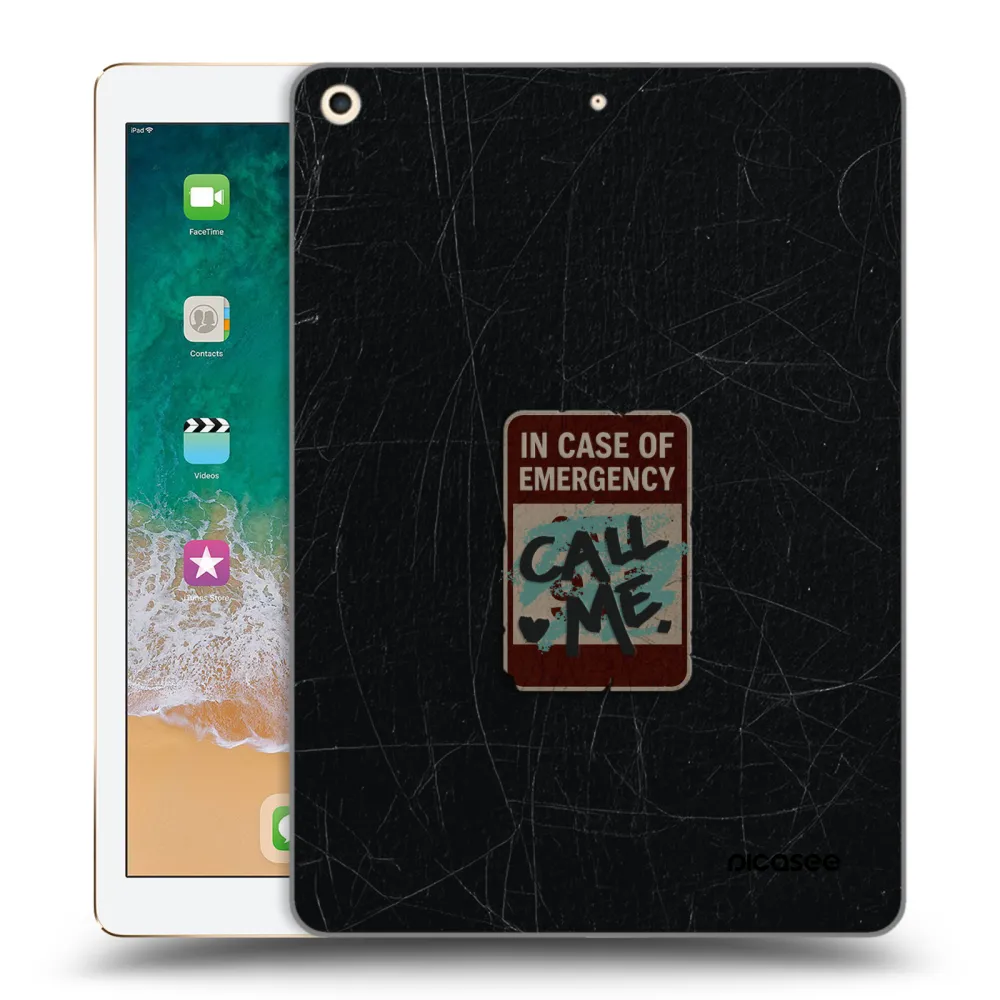 Picasee husă transparentă din silicon pentru Apple iPad 9.7" 2017 (5. gen) - EMERGENCY