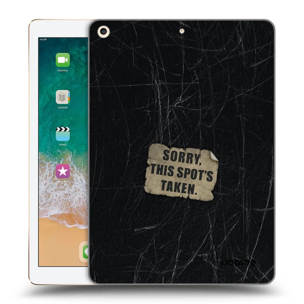 Picasee husă transparentă din silicon pentru Apple iPad 9.7" 2017 (5. gen) - SORRY