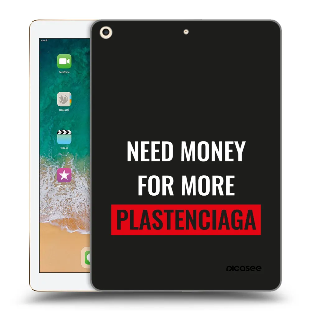Picasee husă transparentă din silicon pentru Apple iPad 9.7" 2017 (5. gen) - More PLASTENCIAGA