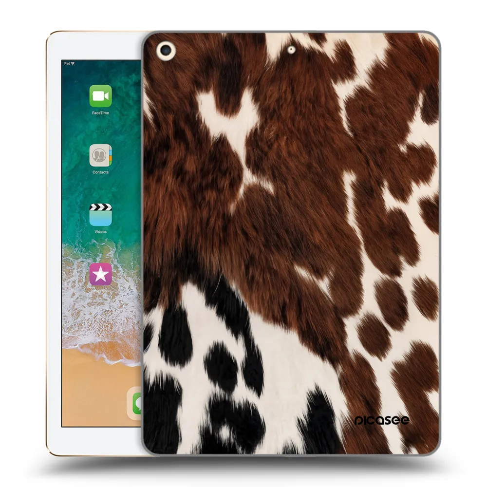 Picasee husă transparentă din silicon pentru Apple iPad 9.7" 2017 (5. gen) - Rust