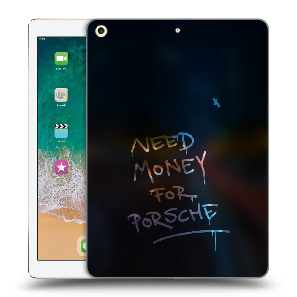 Picasee husă transparentă din silicon pentru Apple iPad 9.7" 2017 (5. gen) - Neon Nights