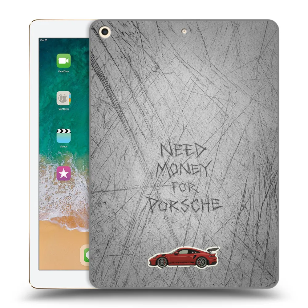 Picasee husă transparentă din silicon pentru Apple iPad 9.7" 2017 (5. gen) - Garage Scratch
