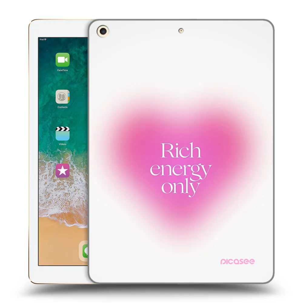 Picasee husă transparentă din silicon pentru Apple iPad 9.7" 2017 (5. gen) - Rich Energy