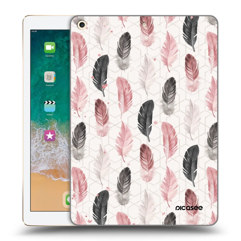 Picasee husă transparentă din silicon pentru Apple iPad 9.7" 2017 (5. gen) - Feather 2