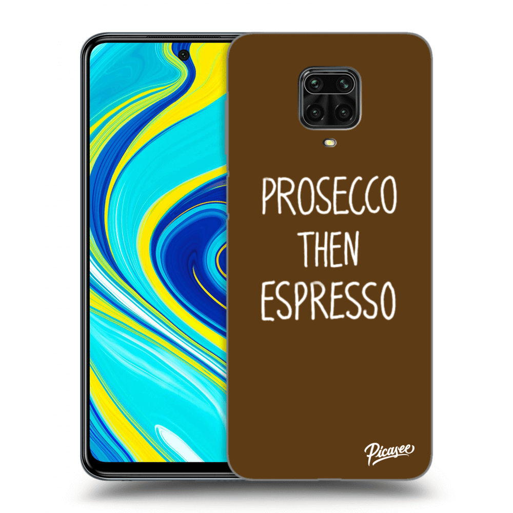 Picasee ULTIMATE CASE pentru Xiaomi Redmi Note 9 Pro - Prosecco then espresso