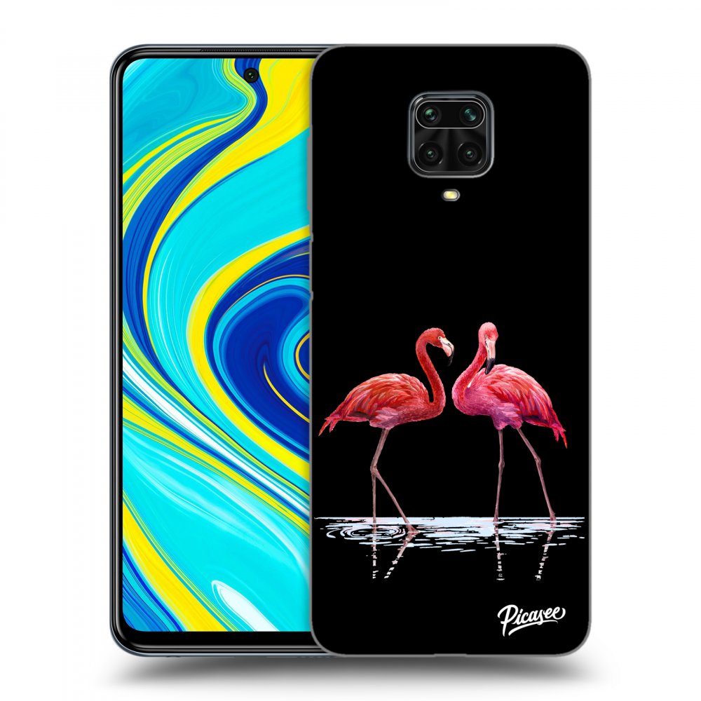 Picasee ULTIMATE CASE pentru Xiaomi Redmi Note 9 Pro - Flamingos couple